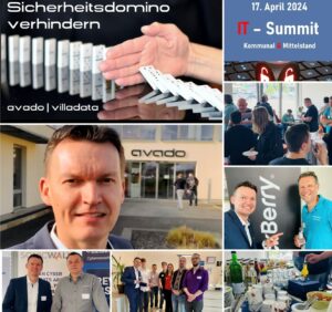 IT-Summit Collage 2024 mit avado | villadata
